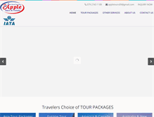 Tablet Screenshot of myappletours.com